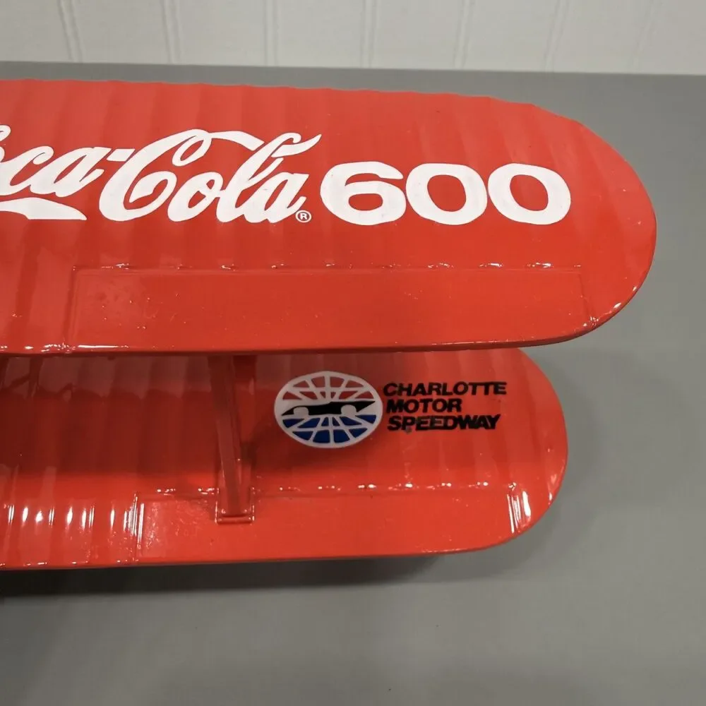 Coca-Cola Military Airplane Diecast Red White Coca-Cola 600 Charlotte 1994
